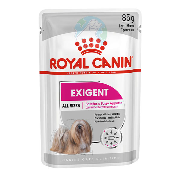 پوچ سگ 85گرمی Exigent Royal canin